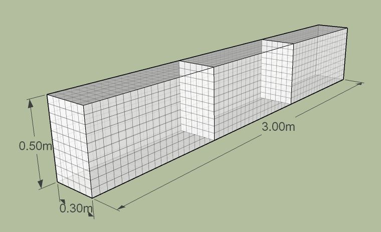Gabion 3000×500×300